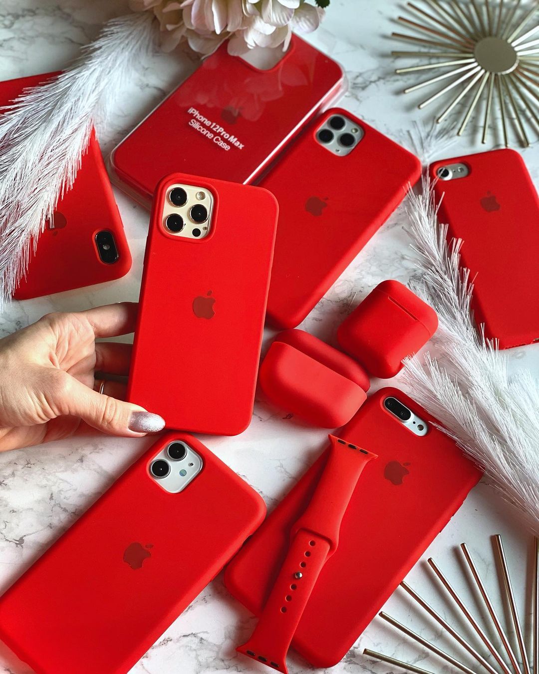 Red iPhone Silicone Case – Premium Soft Touch Cover | Criminally Good™