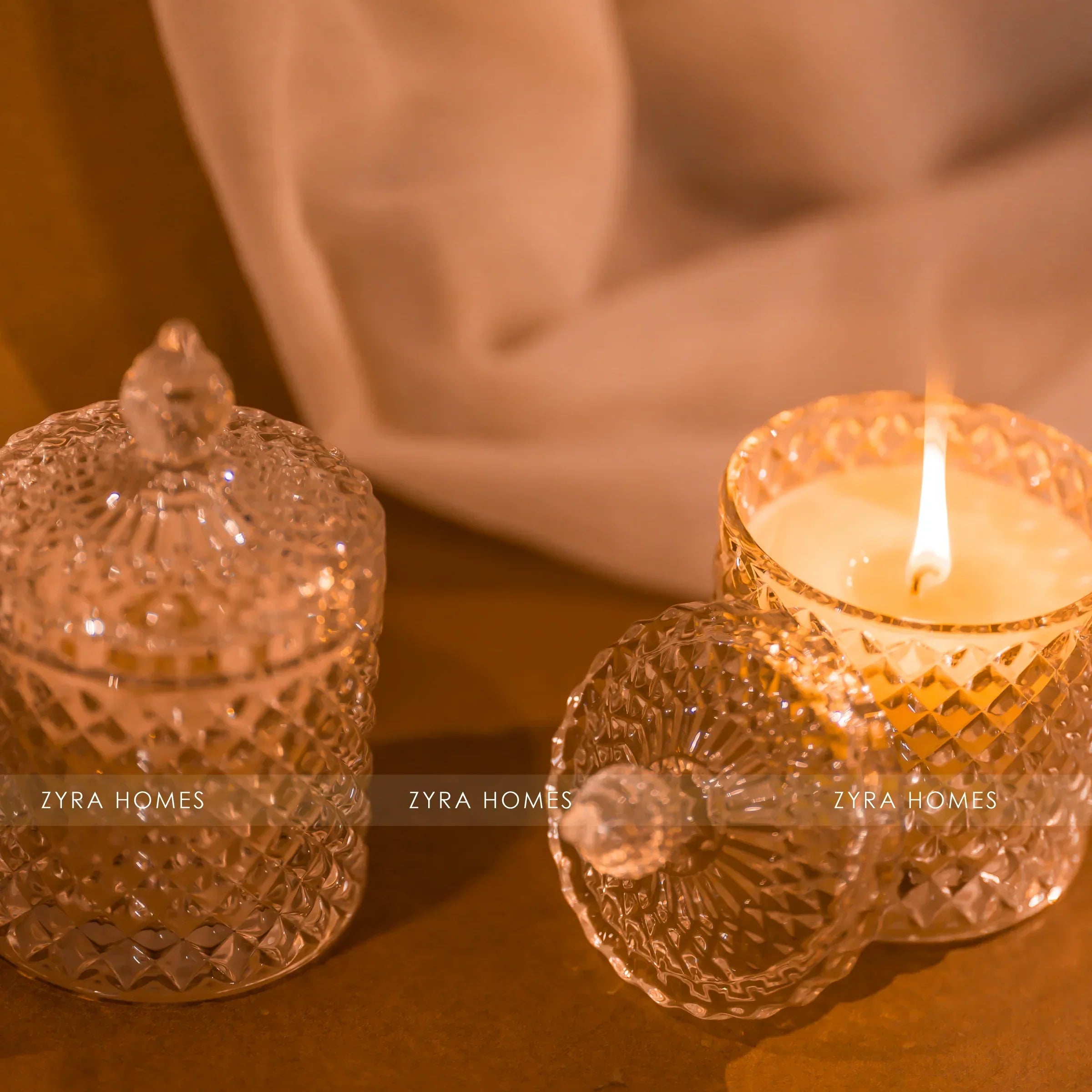 Crystal Jar Candle | Elegant & Luxe Home Décor image 2