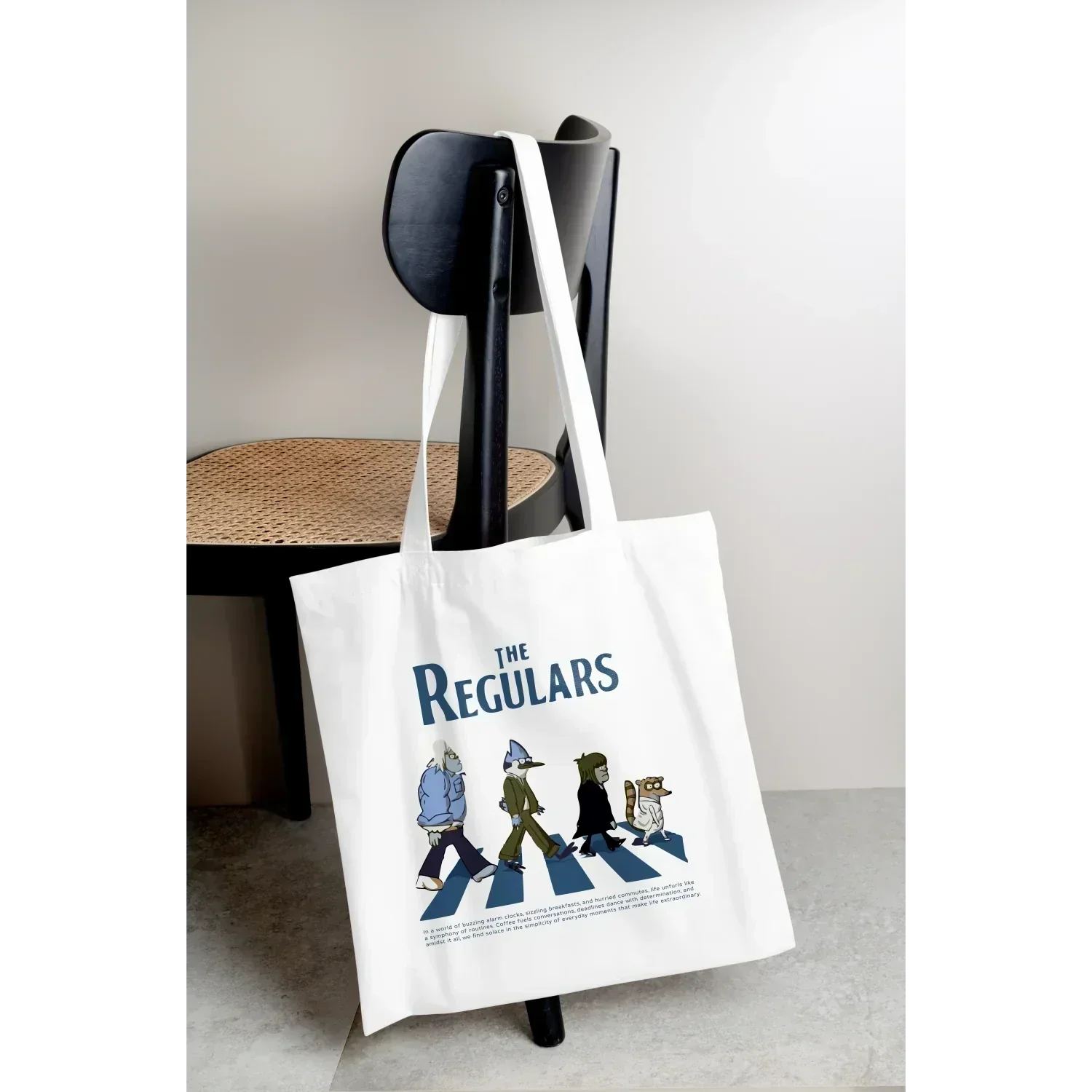 100% Cotton Canvas Tote Bag with Zip