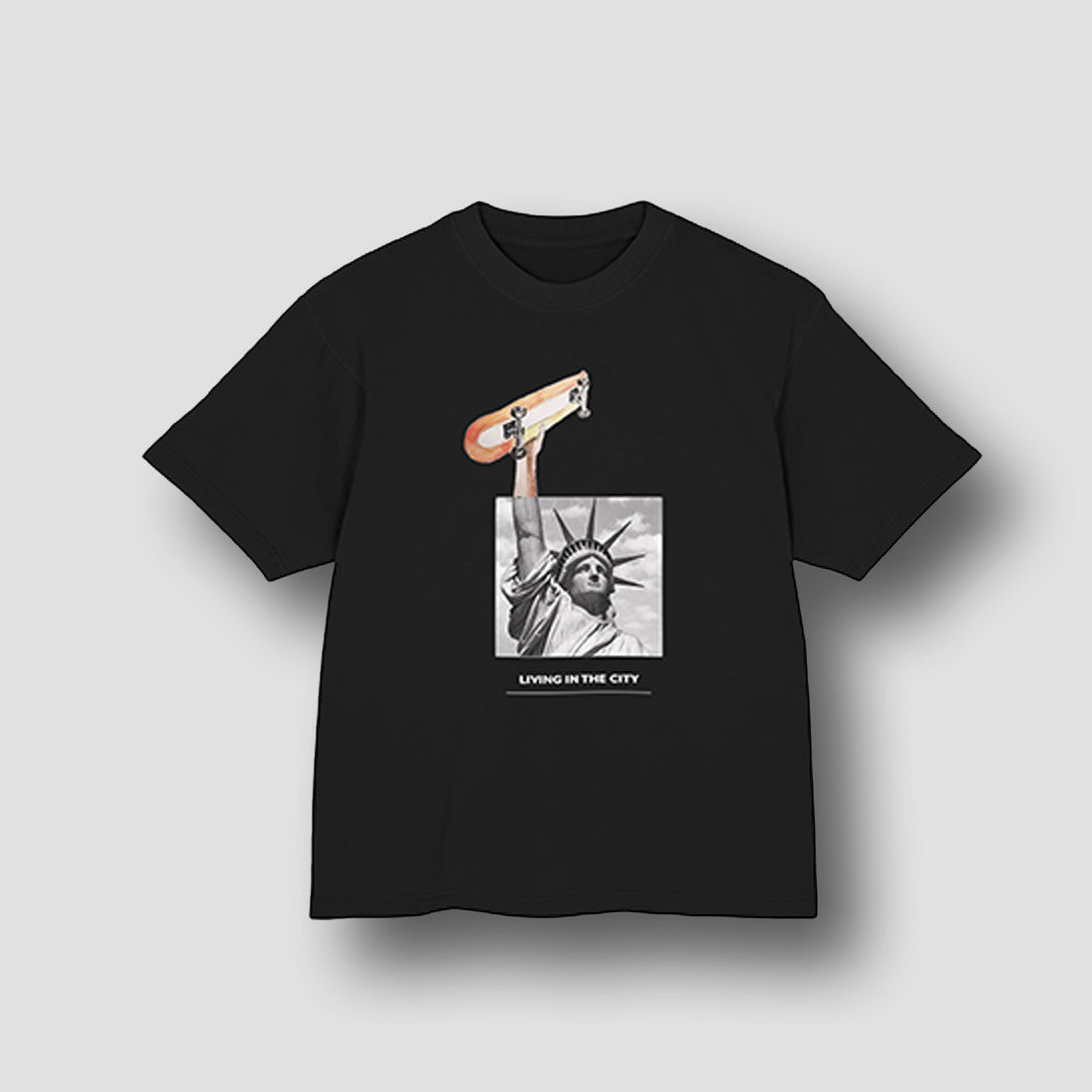 Unisex Oversized Black T-Shirt