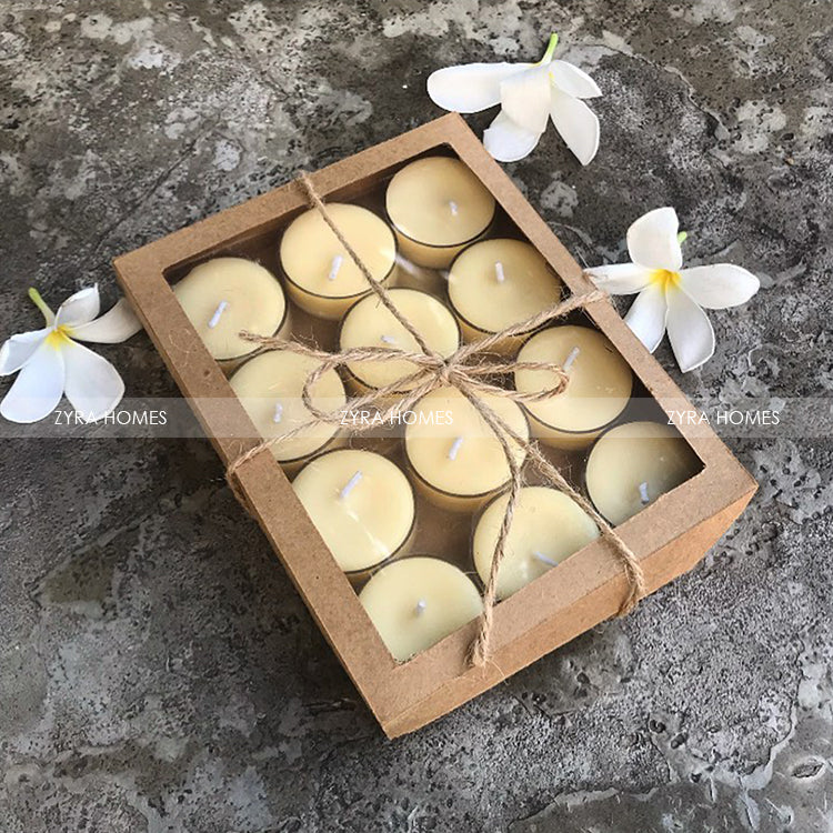 Pack of 12 Tealight Candles | Versatile & Ambient Lighting image 2