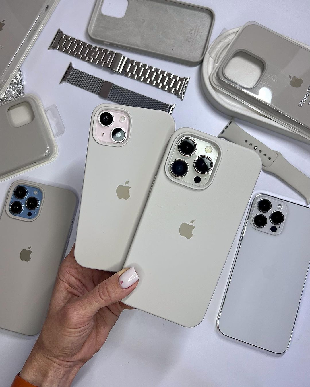 Rock Gray iPhone Silicone Case | Soft Matte Cover