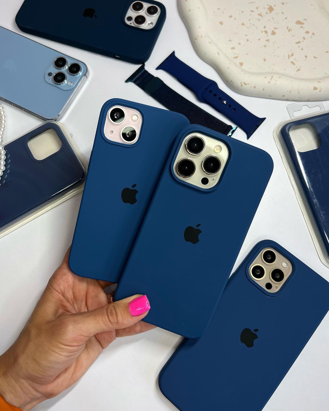 iPhone Silicone Case Cobalt Blue | Soft Matte Finish | Criminally Good™