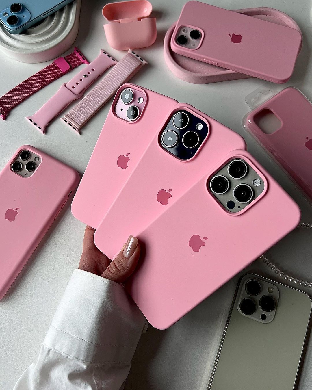 Pink iPhone Silicone Case – Slim Soft Touch Cover | Criminally Good™