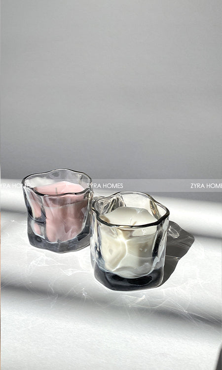 Wave-Shaped Candle | Stylish & Modern Home Accent image 1