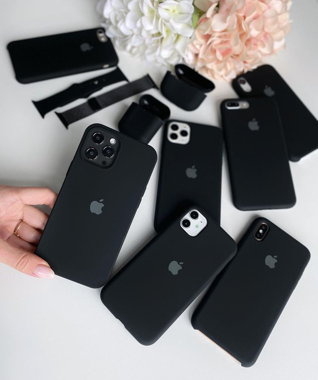 Black iPhone Silicone Case – Premium Soft Touch Cover | Criminally Good™