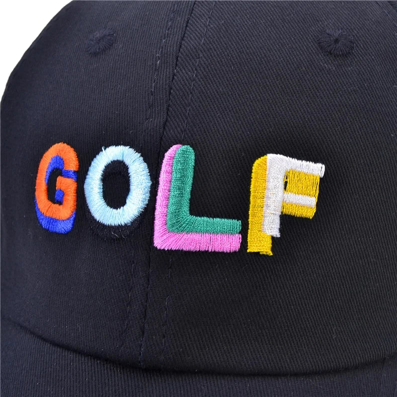 Black GOLF Hat – Embroidered Dad Cap | Criminally Good