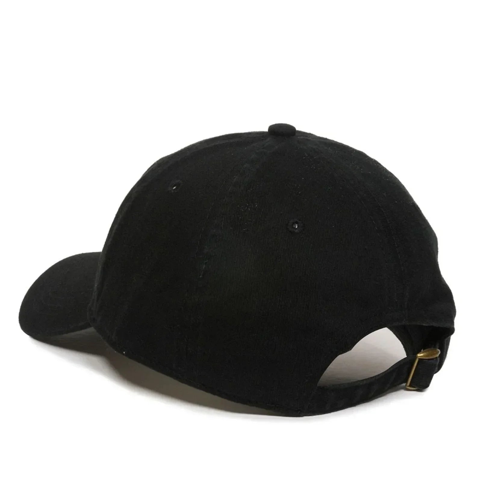 Black Embroidered Pizza Hat 