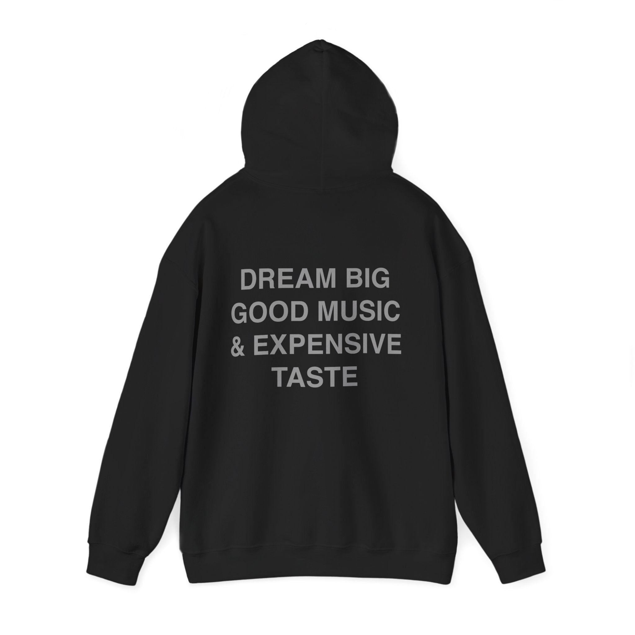 Dream Big Black Uni-sex Hoodie – Streetwear Luxury Style