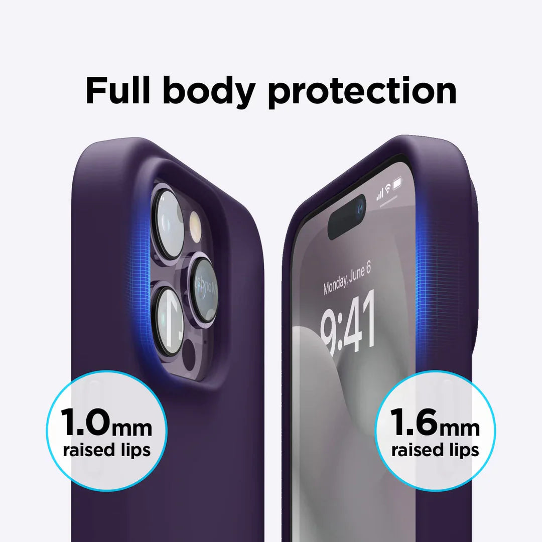 Dark Purple iPhone Silicone Case – Slim Soft Touch Cover | Criminally Good™
