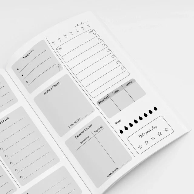 2026 Premium Daily Planner & Notebook | Soft Bound A5 Stationery